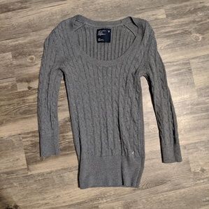 [American Eagle] gray knit sweater